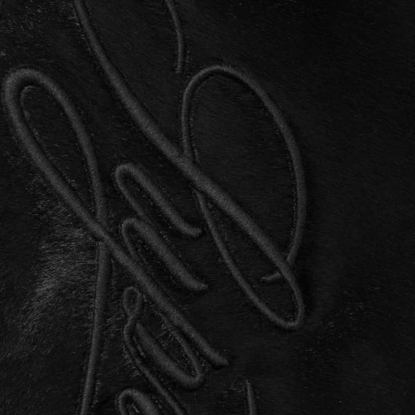 Supreme Ponyhair Loose Fit 5-Pocket Jean - Black (front)