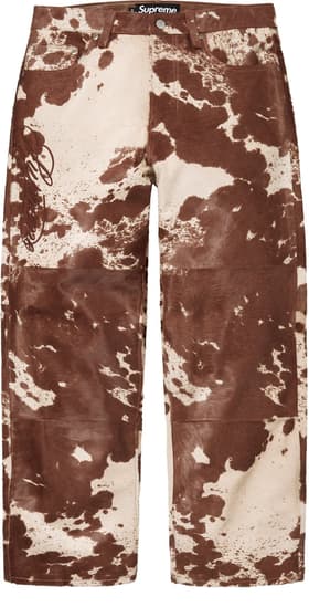 Supreme Ponyhair Loose Fit 5-Pocket Jean Cow