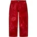 Supreme Ponyhair Loose Fit 5-Pocket Jean - Red (front)