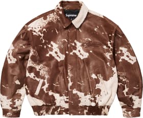 Supreme Ponyhair Varsity Jacket Cow