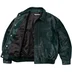Supreme Ponyhair Varsity Jacket - Green (front)