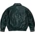 Supreme Ponyhair Varsity Jacket - Green (front)
