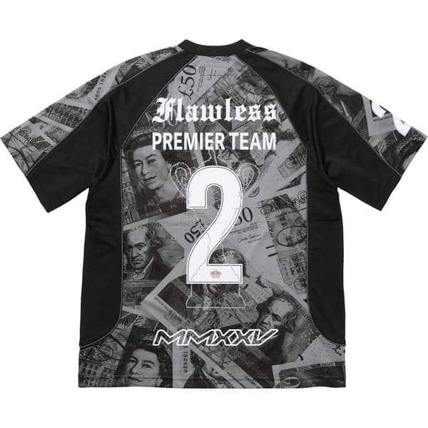 Supreme Pounds Soccer Jersey - Black (front)