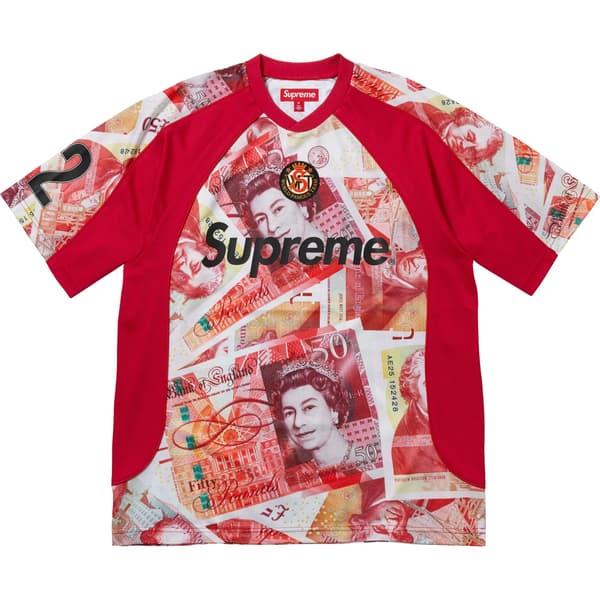 Supreme Pounds Soccer Jersey - Red (front)