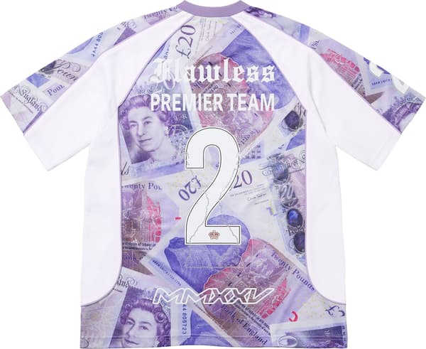 Supreme Pounds Soccer Jersey - White (front)