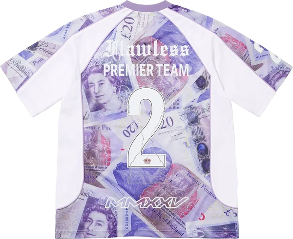 Supreme Pounds Soccer Jersey - White (front)