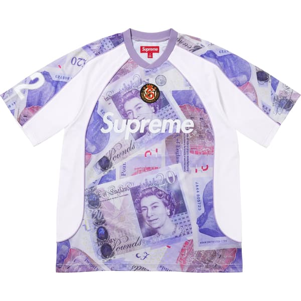Supreme Pounds Soccer Jersey - White (front)