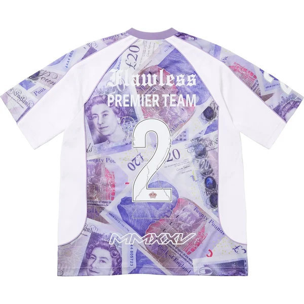 Supreme Pounds Soccer Jersey - White (front)