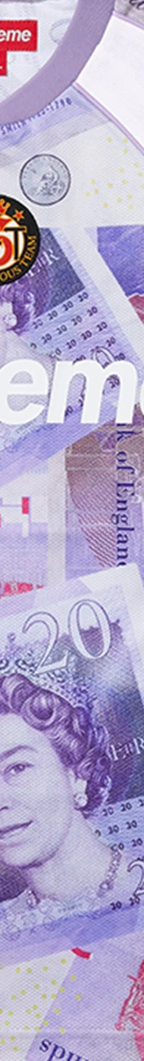 Supreme Pounds Soccer Jersey - White (front)