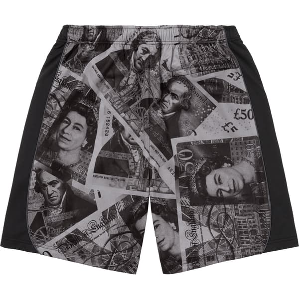 Supreme Pounds Soccer Short - Black (front)