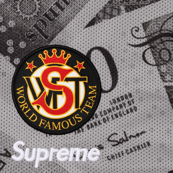 Supreme Pounds Soccer Short - Black (front)