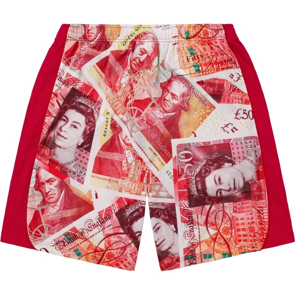 Supreme Pounds Soccer Short - Red (front)