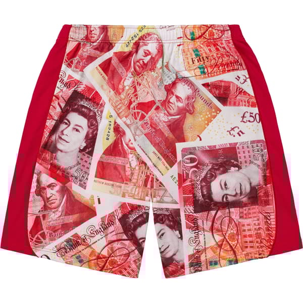 Supreme Pounds Soccer Short - Red (front)