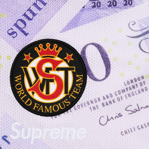 Supreme Pounds Soccer Short - White (front)