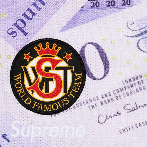 Supreme Pounds Soccer Short - White (front)