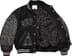 Supreme Praises Varsity Jacket - Black (front)