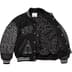 Supreme Praises Varsity Jacket - Black (front)