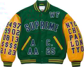 Supreme Praises Varsity Jacket Green