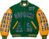 Supreme Praises Varsity Jacket - Green (front)