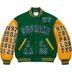 Supreme Praises Varsity Jacket - Green (front)