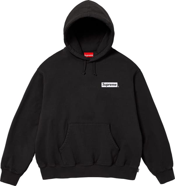 Supreme President Hooded Sweatshirt - Black (front)