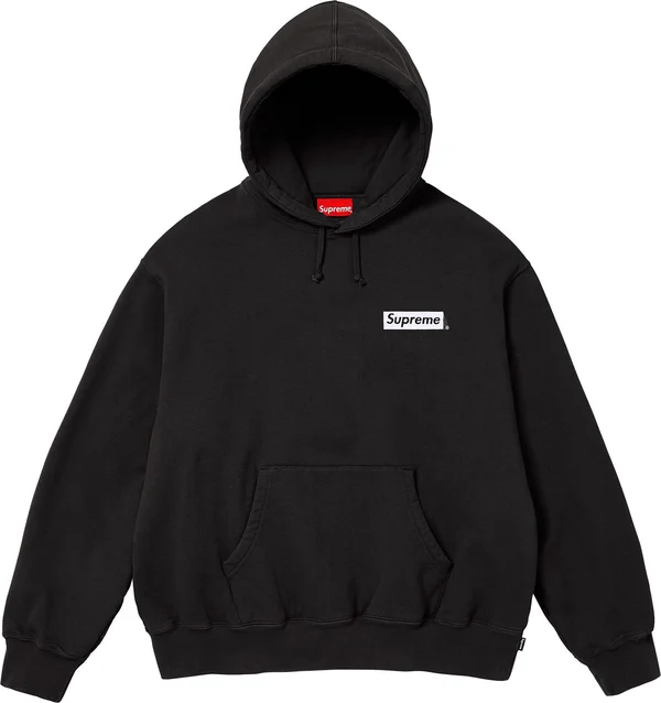 Supreme President Hooded Sweatshirt - Black (front)