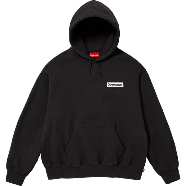 Supreme President Hooded Sweatshirt - Black (front)