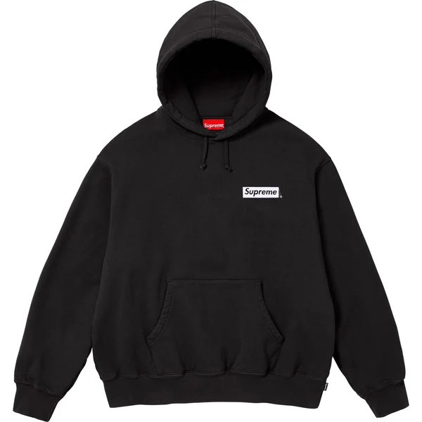 Supreme President Hooded Sweatshirt - Black (front)