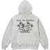 Supreme President Hooded Sweatshirt - Heather Grey (front)