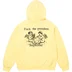 Supreme President Hooded Sweatshirt - Light Yellow (front)
