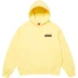 Supreme President Hooded Sweatshirt - Light Yellow (front)
