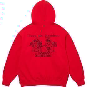 Supreme President Hooded Sweatshirt Red