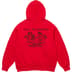 Supreme President Hooded Sweatshirt - Red (front)