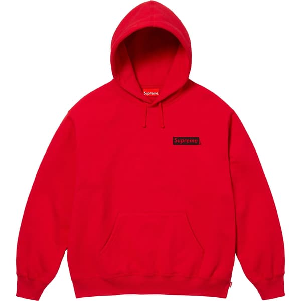 Supreme President Hooded Sweatshirt - Red (front)