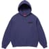 Supreme President Hooded Sweatshirt - Washed Navy (front)