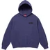 Supreme President Hooded Sweatshirt - Washed Navy (front)