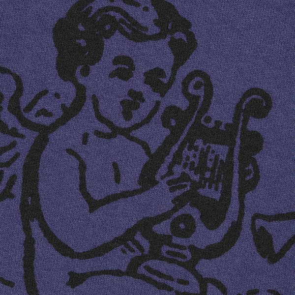 Supreme President Hooded Sweatshirt - Washed Navy (front)