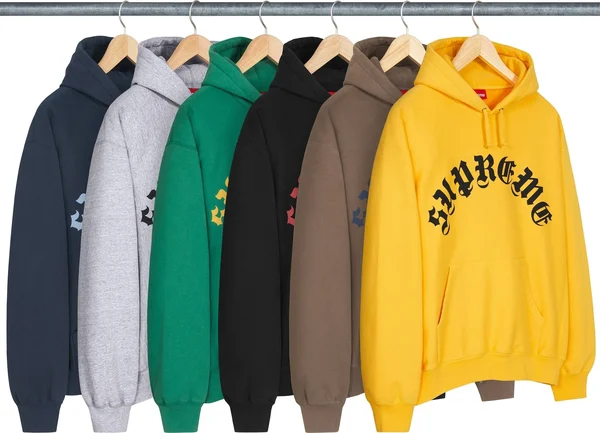 Supreme Printed Arc Hooded Sweatshirt - Product Image