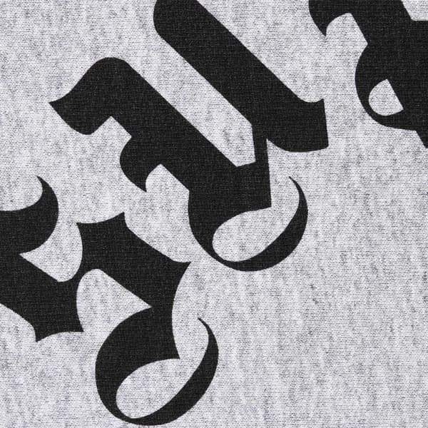 Supreme Printed Arc Hooded Sweatshirt - Heather Grey (front)