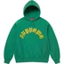 Supreme Printed Arc Hooded Sweatshirt - Light Pine (front)