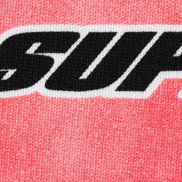 Supreme Printed Washed Sweater - Pink (front)