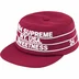 Supreme Pro Bowl Pillbox Hat - Cardinal (front)