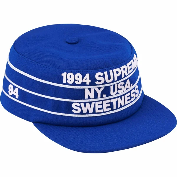 Supreme Pro Bowl Pillbox Hat - Royal (front)