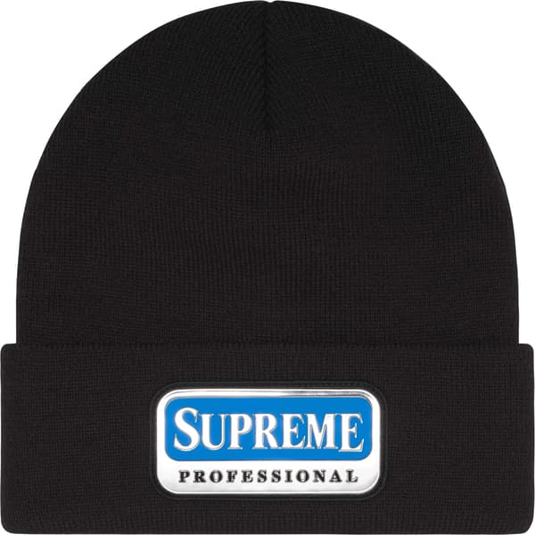 Supreme Professional Beanie - Black (front)