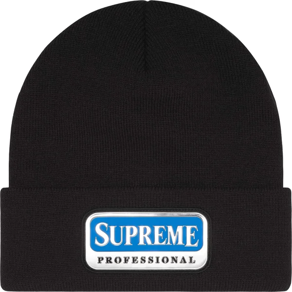 Supreme Professional Beanie - Black (front)