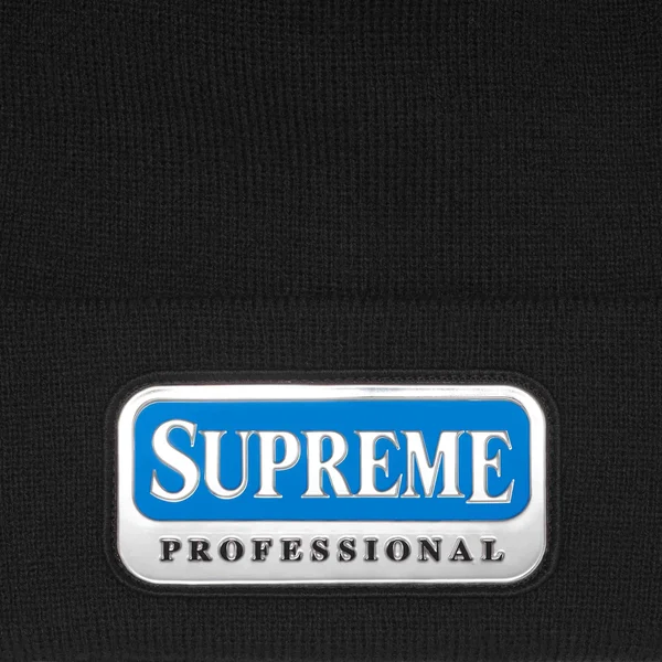 Supreme Professional Beanie - Black (front)