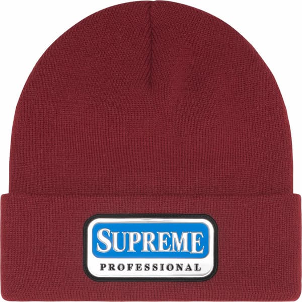 Supreme Professional Beanie - Cardinal (front)