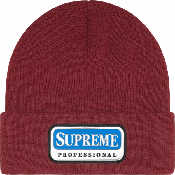 Supreme Professional Beanie - Cardinal (front)