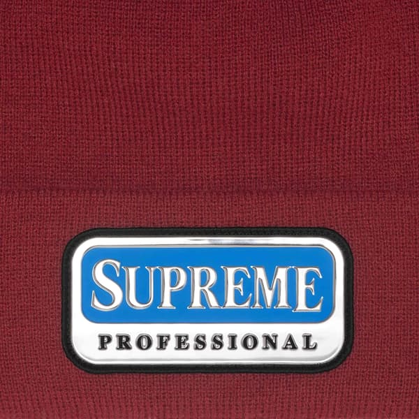 Supreme Professional Beanie - Cardinal (front)