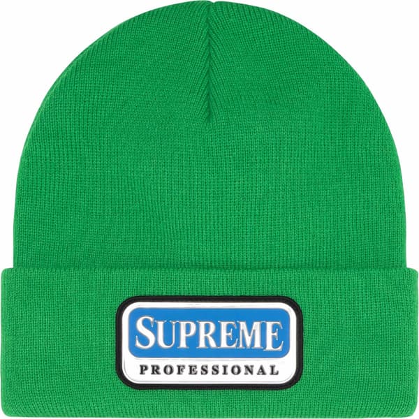 Supreme Professional Beanie - Green (front)